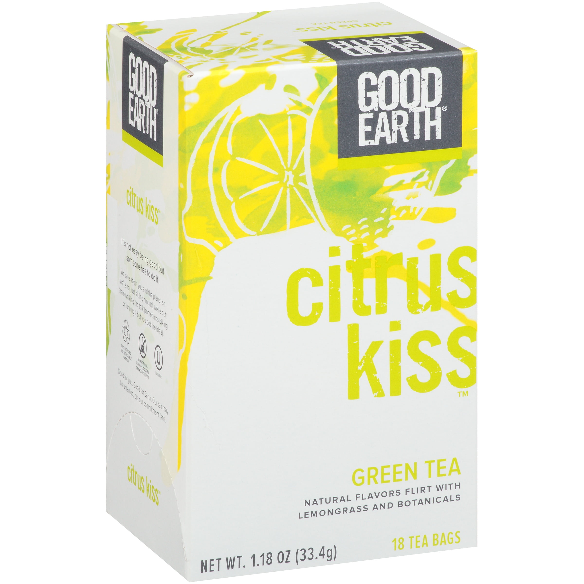 Good Earth Citrus Kiss Green Tea 18 ct Box by Good Earth Teas