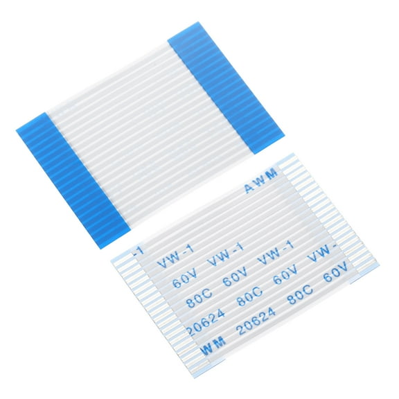 Flexible Flat Cable, 30mm 1mm Pitch 20 Pins FPC FFC Flexible Ribbon Cable 10Pcs