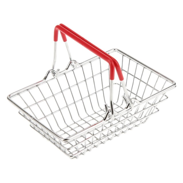 Cesta de Almacenamiento Baoblaze Mini Juguete Rojo Mini carrito