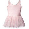 Capezio Girls Big (7-16) Pleated Tank Dress Tutu, Ballet Pink, Medium (7-8)