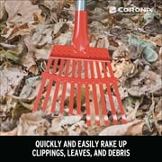 Corona Aluminum Handle, Steel Head Fixed Tine Shrub Rake - 8, 11 Tines