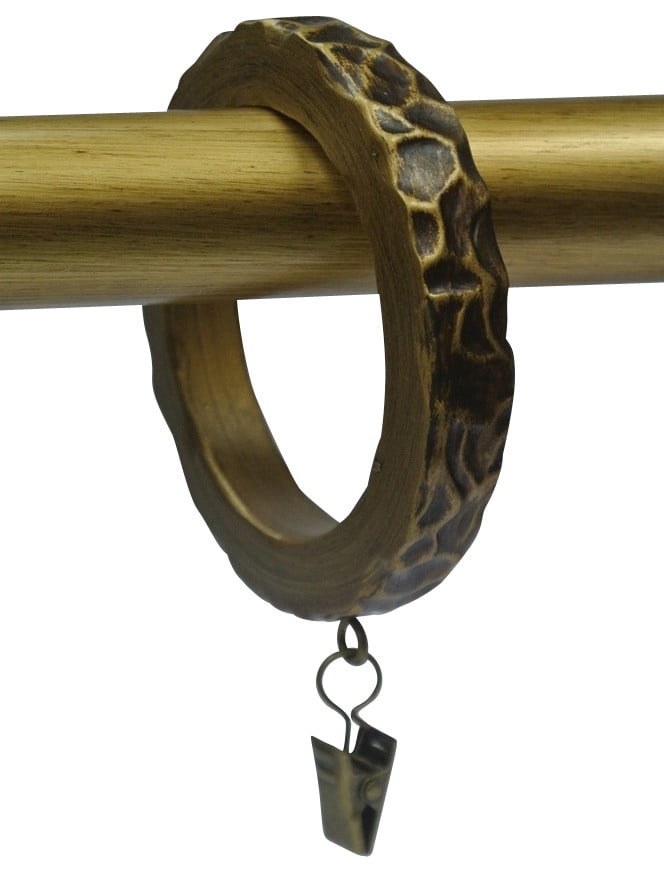 Urbanest 2 1 2 Large Hammered Designer Curtain Rings Renaissance