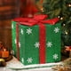 thumbnail image 1 of xihome Cajas de regalo navideñas apilables, decoraciones, PVC, base para rbol de Navidad, contenedores de almacenamiento, 1 of 6