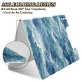 thumbnail image 2 of FORMRS A4 Clipboard Folder with Pen Holder Horizontal Foldable School Office Binder, Blue Watercolor Ocean Waves, 2 of 9