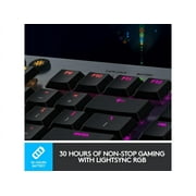 Logitech G915 Lightspeed Wireless RGB Mechanical Gaming Keyboard, Black