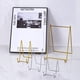 thumbnail image 5 of Caballete de exhibición de mesa de aluminio negro de alto ajuste con alas de brazo extensible - Soporte de marco plegable con trípode portátil para artistas - Sostiene lienzos, pinturas, libros,, 5 of 5