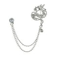 thumbnail image 1 of Broche de Cadena Colgante Fernando Dragón Plata, 1 of 8