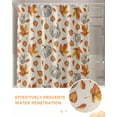 thumbnail image 6 of Fall Thanksgiving Pumpkins Maple Leaves Retro Linen Shower Curtain Set ，Waterproof Fabric Shower Curtains Shower Curtains for Bathroom,Bathroom Decor 36"x72", 6 of 7