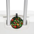 thumbnail image 3 of Christmas 2pcs PU Leather Round Bag Tags with Privacy Cover and Name ID Tag - Suitcase Tags for Travel Luggage, Handbags, Backpacks, School Bags, 3 of 6