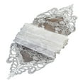 thumbnail image 2 of Transparent Lace Embroidered Table Mat Cabinet Mantel Cover Decoration 26*250cm, 2 of 3