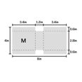 thumbnail image 2 of DIY Bag Patchwork Guide Sewing Tool DIY Bags Stitch Template for Girlfriend Acrylic Ruler Tool Craft Women Mother M, 2 of 9