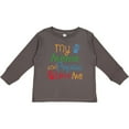 thumbnail image 3 of Inktastic Meme and Pepaw Love Me Boys or Girls Long Sleeve Toddler T-Shirt, 3 of 5