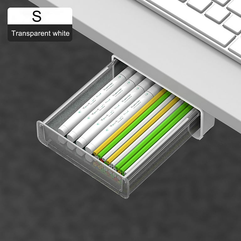 Desk Drawer Attachment Pencil Organizer Desk Hidden Desk Organizer