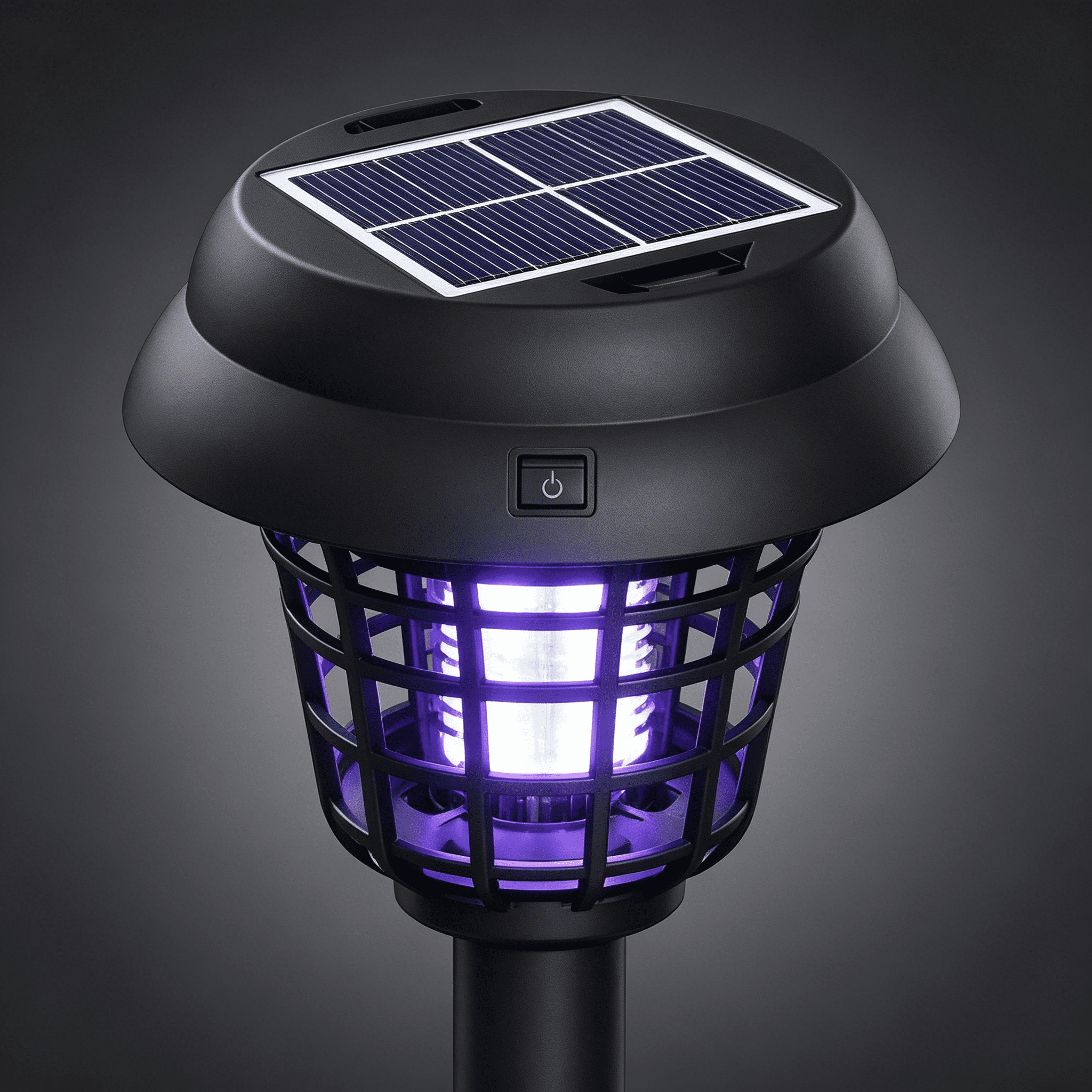 HIBIBUD 8pcs Solar Bug Zapper Outdoor Solar Mosquito Zapper Powered Bug Zapper LED Mosquito Killer Light Lamp for Indoor and Garden Use