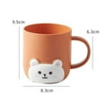 thumbnail image 2 of CHOK Plastic Cups   Unbreakable Coffee Mug Plastic with Handle  Reusable Plastic Mug Dishwasher Safe 1pcs, 2 of 9