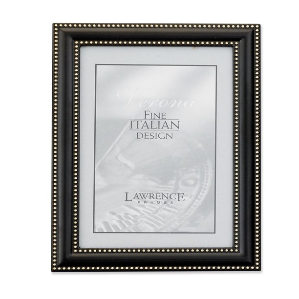 4x5 Metal Picture Frame Oil Rubbed Bronze with Delicate Beading
