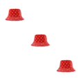 thumbnail image 1 of Sonducket Sombrero pescador negro para recreación al aire libre - Duradero y fácil de limpiar M rojo M（56-58cm） Type1 NO1, 1 of 6