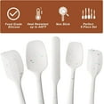 thumbnail image 4 of Silicone Spatula Set, 5 Piece Food Grade Rubber Spatulas for Baking, Cooking, and Mixing High Heat Resistant Non Stick Dishwasher Safe BPA-Free, 4 of 13
