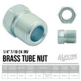 thumbnail image 2 of 4Lifetimelines Steel Tube Nut, 1/4 (7/16-24 Inverted), 10/Bag, 2 of 6
