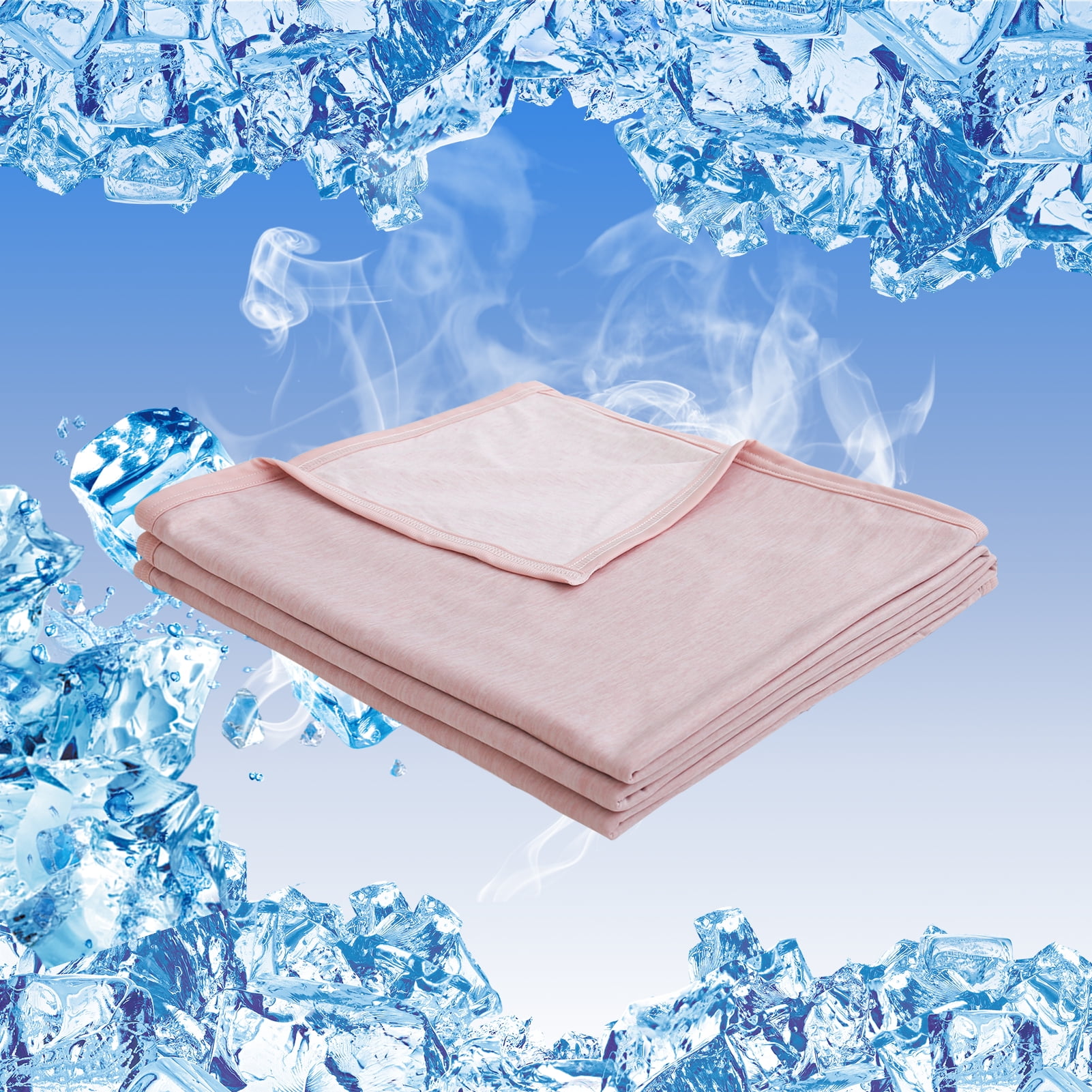 Oigae Summer Cooling Blanket For Hot Flashes Night Sweats Soft Blanket