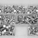 thumbnail image 4 of Remaches sólidos, 350 piezas de aluminio de cabeza plana M4 4 mm 6 mm 8 mm 10 mm 12 mm 16 mm 20 mm Kit surtido de remaches sólidos, con caja de plástico Remache sólido de Spptty Herrajes de fijación, 4 of 7