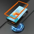 thumbnail image 5 of ExoGuard For Samsung Galaxy S22 Ultra Case, Full-Body Phone Case with Kickstand (Orange), 5 of 8