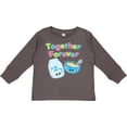 thumbnail image 3 of Inktastic Together Forever- Milk and Cereal Boys or Girls Long Sleeve Toddler T-Shirt, 3 of 5