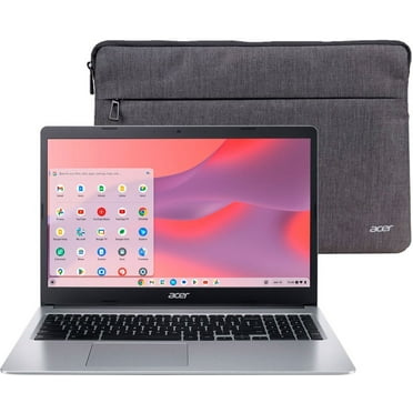 Acer Chromebook 315 Premium Student Laptop 15.6" HD ComfyView Intel Celeron N4020 4GB DDR4 64GB eMMC   256GB SD Card USB-C Long-Lasting Battery Sleeve ChromeOS