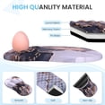 thumbnail image 5 of Desk Pad Mat, Large Mouse Pad with Wrist Rest, Ergonomic Keyboard Wrist Support, XXL Carpal Tunnel Mousepad Set with Coaster, Computer Keyboard Matt for Laptop Desktop, White Gray Marble, 5 of 16