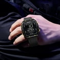 thumbnail image 5 of SMAEL Outdoor Sports Watches Fashion Leisure Men Watches 5ATM Waterproof Rectangle 8108 LCD Display Digital Student Wristwatches, 5 of 9