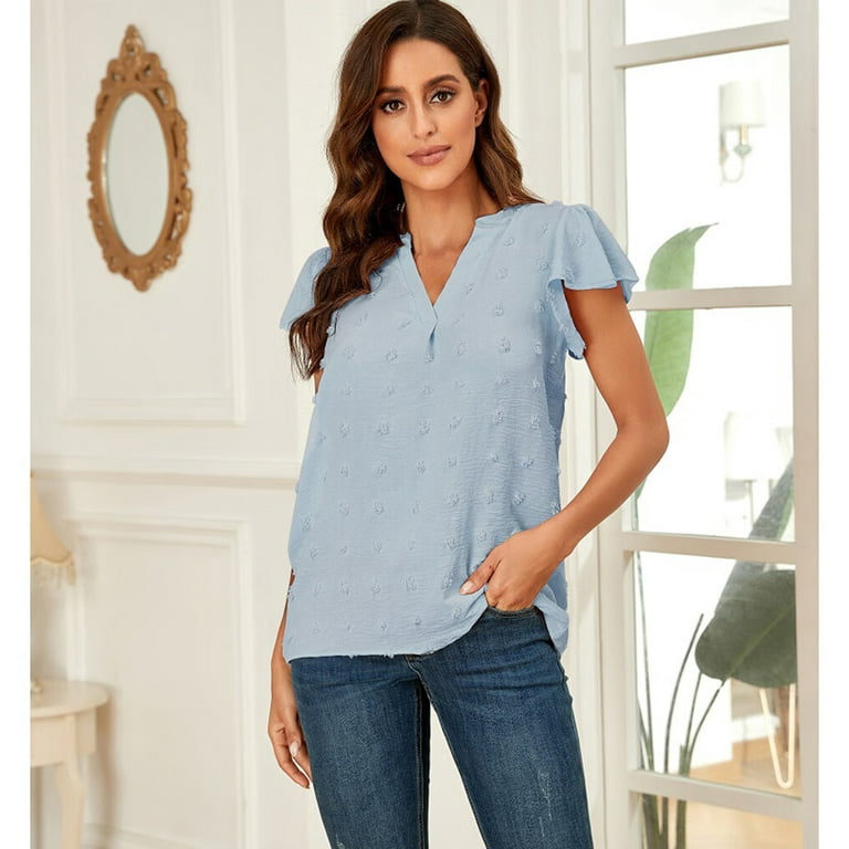 v neck flowy top