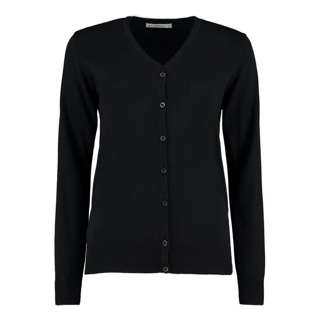 Kustom Kit Cardigan à Manches Longues Col en V pour Femmes