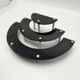 thumbnail image 3 of Acrylic Risers Display Stand, 3 Tier Black Cupcake Stand Holder Half Moon Dessert Organizer Shelf, 3 of 6