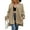 Khaki, variant on Women's Autumn Winter Knit Cardigan Long Sleeve Open Front Split Hem Knitwear Sweater