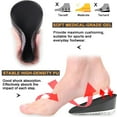 thumbnail image 4 of Ailaka Gel Height Increase Insoles, Shock Absorption Heel Cushion Pads, Height Lift Shoes Inserts for Men & Women, 4 of 7
