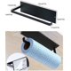 thumbnail image 3 of Srbtv-no Drilling Paper Towel Roll Holder - Wall Mounted Paper Towel Holder For Kitchen, Toilet, Bathroom - For 1 Roll - Black, 3 of 4