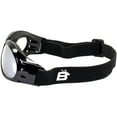 thumbnail image 4 of 2 Pair Padded Motorcycle Goggles Anti Fog Lens Clear Mirror and Dark by BIRDZ, 4 of 7