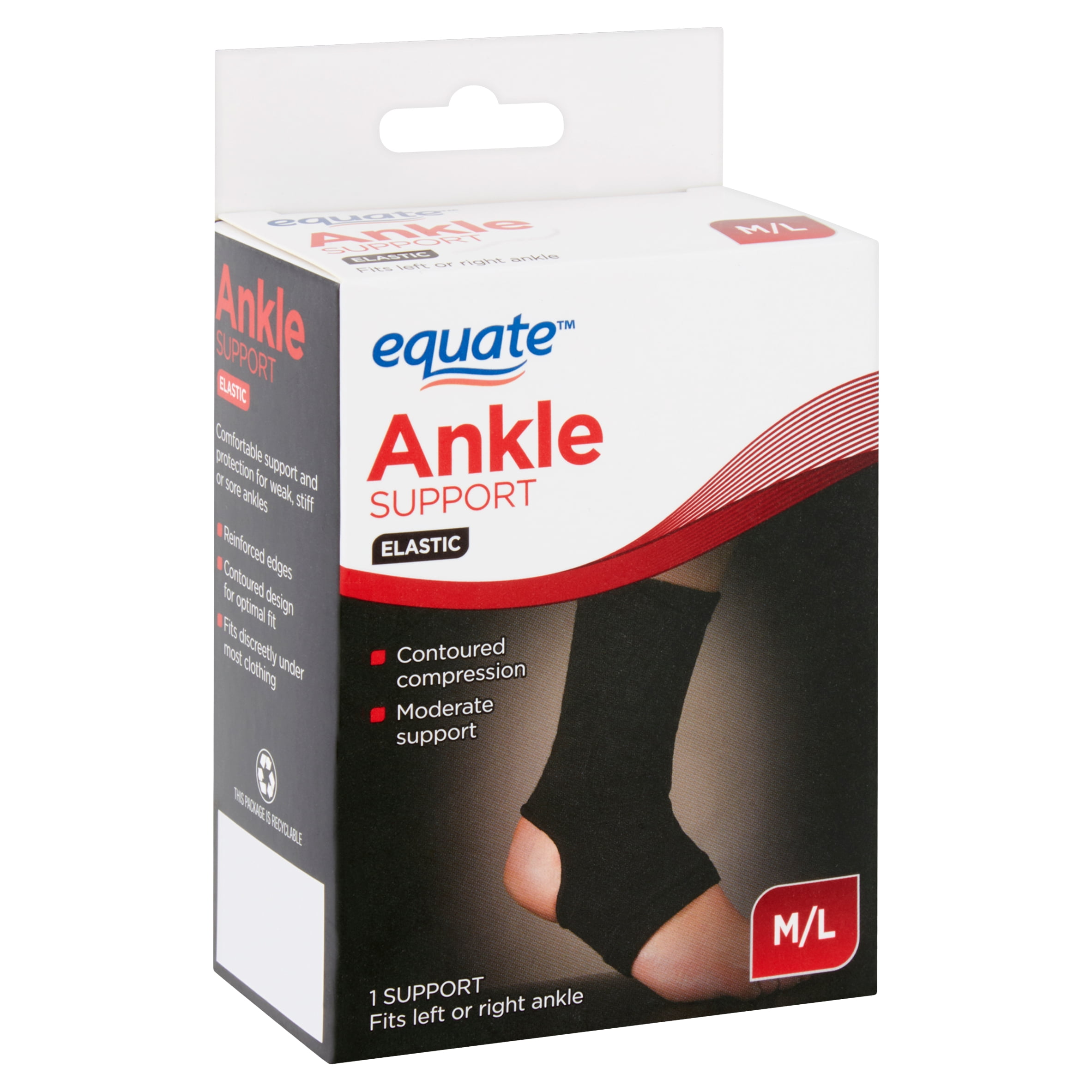 Equate Elastic Ankle Support, M/L