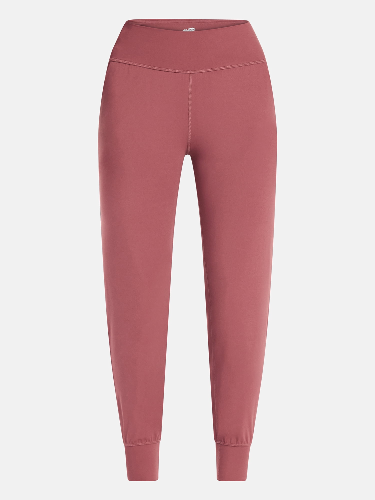 Avia Women's and Women's Plus SoftSculpt High-Rise Joggers with Side Pockets, 28" Inseam, Sizes XS-4X