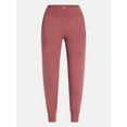 thumbnail image 5 of Avia Women's and Women's Plus SoftSculpt High-Rise Joggers with Side Pockets, 28" Inseam, Sizes XS-4X, 5 of 6