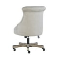 thumbnail image 3 of Linon Sinclair Manager's Chair with Adjustable Height & Swivel, 275 lb. Capacity, Light Gray, 3 of 6