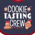 thumbnail image 4 of Inktastic Christmas Cookie Tasting Crew with Holiday Cookies Boys or Girls Baby Bib, 4 of 4