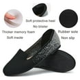 thumbnail image 3 of Ataiwee Women's Wide Width Flat Loafer Shoes，Comfort Plus Size Fashion Round Toe Wide Dress Ballet Flat Shoes., 3 of 9