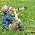 thumbnail image 4 of HLONK Mini Telescope for Kids Silver Plastic Handheld Outdoor Adventures with Dual Lens and Telescopic Design 2pcs, 4 of 8