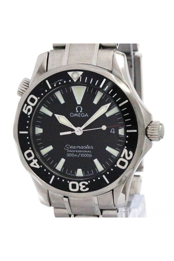 Pre-Owned OMEGA Seamaster Professional 300M Steel Mid Size Watch 2262.50 Polished (Good)