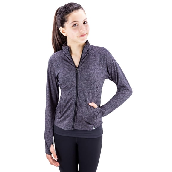 Girls' Flex Jacket - Stretchy, lightweight jacket for sports and athletics