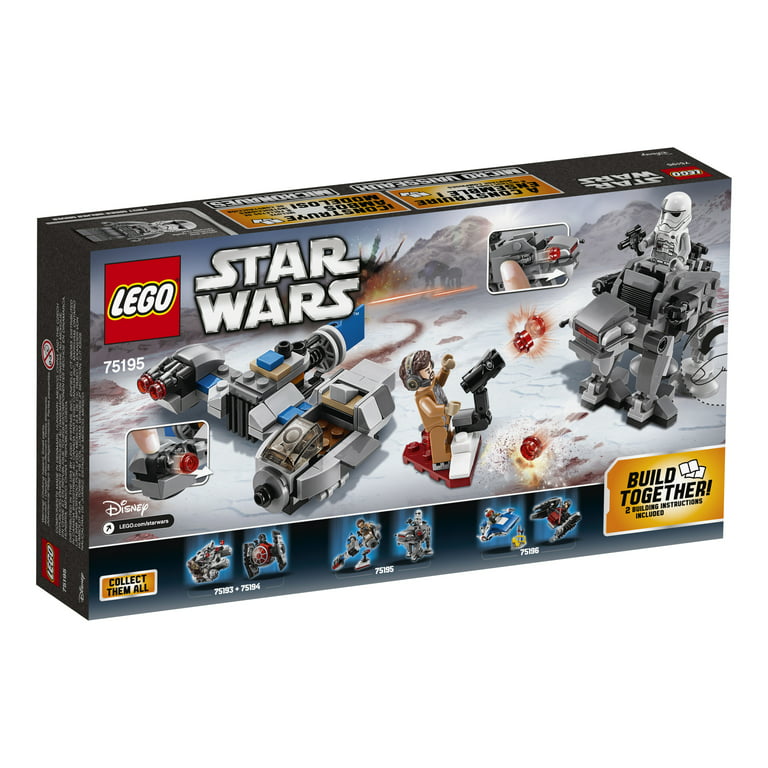 LEGO Star Wars Ski Speeder vs. First Order Walker Microfighters 75195