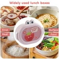 thumbnail image 7 of Yucurem Cartoon Bento Lunch Box Dishwasher Safe With 2 Compartments Kitchen Essentials (Pink), 7 of 7