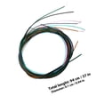 thumbnail image 2 of AURARMLET Folk Guitar Strings Assorted Color Metal Resonant Sound 1 Set, 2 of 8