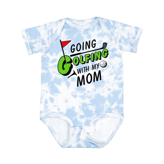Inktastic Going Golfing with My Mom Kids Golf Boys or Girls Baby Bodysuit
